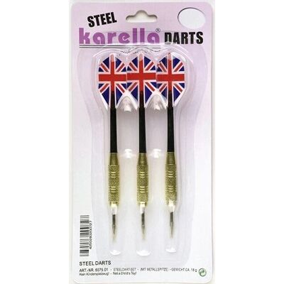 Karella Steeldart-Set - Messing, 18g, Gold Karella Steeldart-Set - Messing, 18g, Gold