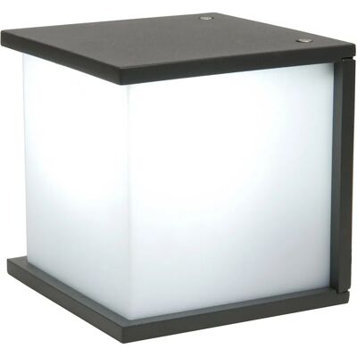 Lutec Box Cube Lampe Murale Extérieure - IP44, 60W, Anthracite - Publicité Lutec Box Cube Lampe Murale Extérieure - IP44, 60W, Anthracite - Publicité