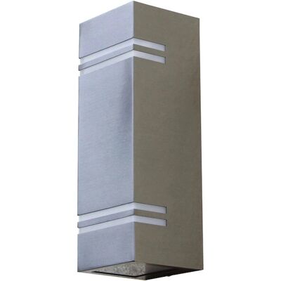 LUTEC STRIPES Wandleuchte - Up & Down, Edelstahl, 12W LUTEC STRIPES Wandleuchte - Up & Down, Edelstahl, 12W