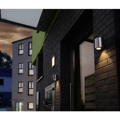 LUTEC Ilumi ST5010 - Außen-Wandleuchte - 6W, Silber LUTEC Ilumi ST5010 - Außen-Wandleuchte - 6W, Silber