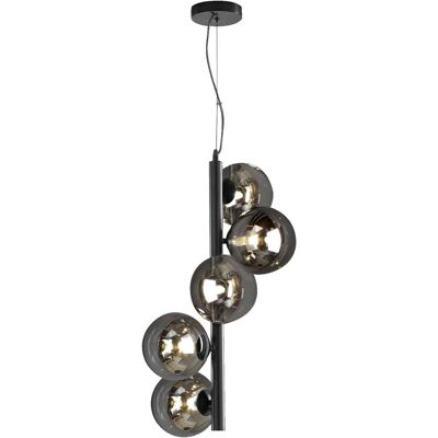 ECO-LIGHT Neptun Pendelleuchte - 5 G9, Max 28W - Modern Schwarz ECO-LIGHT Neptun Pendelleuchte - 5 G9, Max 28W - Modern Schwarz