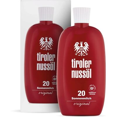 Tiroler Nussöl SPF 20 Sonnencreme - 150 ml Tiroler Nussöl SPF 20 Sonnencreme - 150 ml