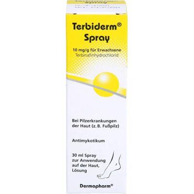 Dermapharm AG Terbiderm 10mg/g Fußpilz Spray - Fußpilz Behandlung Dermapharm AG Terbiderm 10mg/g Fußpilz Spray - Fußpilz Behandlung