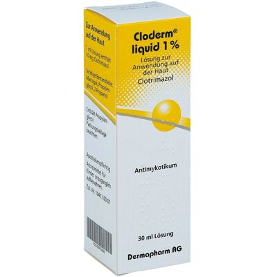 Dermapharm AG Cloderm Liquid 1% - Antimykotikum Dermapharm AG Cloderm Liquid 1% - Antimykotikum