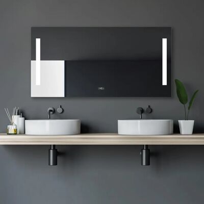 Specchio da Bagno TALOS Star - Luce LED Digitale, 120x60cm Specchio da Bagno TALOS Star - Luce LED Digitale, 120x60cm