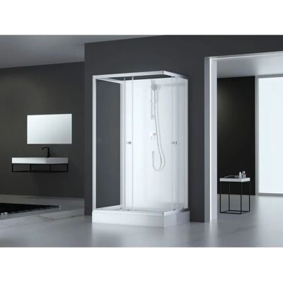 Marwell - White Dream - Weiß - 200x80 cm - Komplettdusche Marwell - White Dream - Weiß - 200x80 cm - Komplettdusche