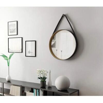 TALOS Golden Style Round Bathroom Mirror - Bathroom Mirror TALOS Golden Style Round Bathroom Mirror - Bathroom Mirror