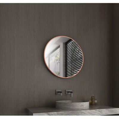 TALOS Noble Rosegold Mirror - Round Modern Design TALOS Noble Rosegold Mirror - Round Modern Design