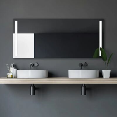 TALOS Talos Light Silber Badezimmer Spiegel - Badspiegel TALOS Talos Light Silber Badezimmer Spiegel - Badspiegel