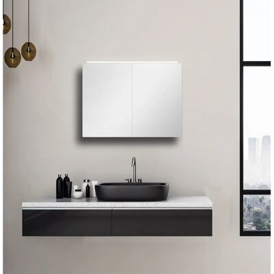TALOS Silber Magic Spiegelschrank - 70x50x13 cm TALOS Silber Magic Spiegelschrank - 70x50x13 cm