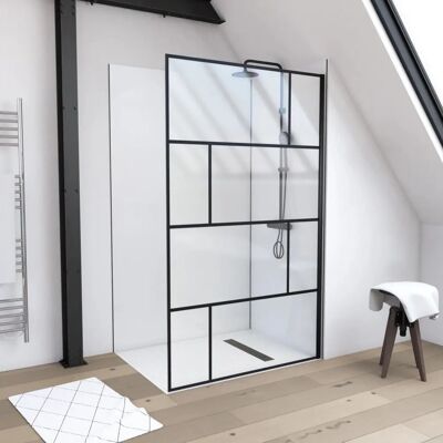 MARWELL Bricks Walk-in-Dusche - Duschwand MARWELL Bricks Walk-in-Dusche - Duschwand