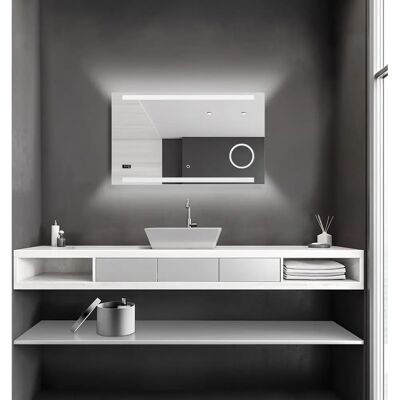 TALOS King LED-Lichtspiegel - Rechteckig, 140x60 cm, energiesparend TALOS King LED-Lichtspiegel - Rechteckig, 140x60 cm, energiesparend