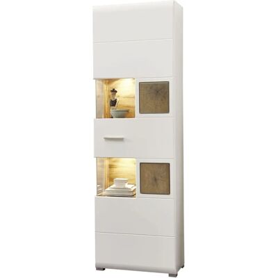 INNOSTYLE Fun Plus Weiß - Vitrine - 65x205x37 cm INNOSTYLE Fun Plus Weiß - Vitrine - 65x205x37 cm