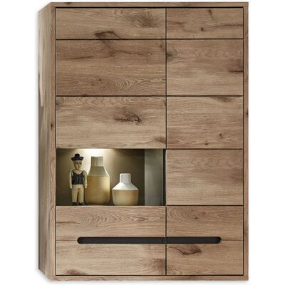 INNOSTYLE BELLANO Viking Eiche 90cm Vitrine - Möbel INNOSTYLE BELLANO Viking Eiche 90cm Vitrine - Möbel
