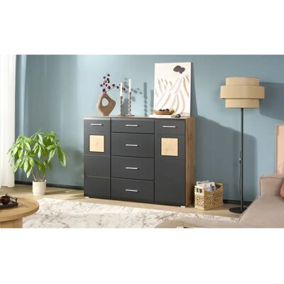 Sconto Fun Plus Schwarz - Kommode Sconto Fun Plus Schwarz - Kommode