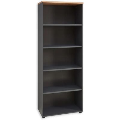 INNOSTYLE Memphis Büroregal - 5 offene Fächer, FSC Holz, 75x197x38cm INNOSTYLE Memphis Büroregal - 5 offene Fächer, FSC Holz, 75x197x38cm
