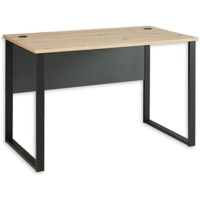 INNOSTYLE Memphis Büro Schreibtisch - Rechteck, 120x73cm, Schwarz & Eiche INNOSTYLE Memphis Büro Schreibtisch - Rechteck, 120x73cm, Schwarz & Eiche