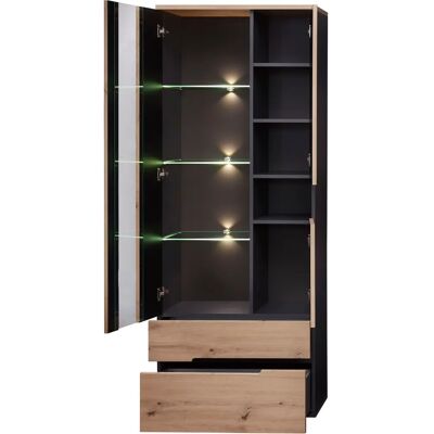 INNOSTYLE Memphis Bicolour Eiche Vitrine - Vitrine INNOSTYLE Memphis Bicolour Eiche Vitrine - Vitrine