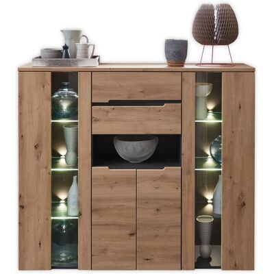 Innostyle Memphis Highboard - Moderner Stauraumschrank - LED-Beleuchtung Innostyle Memphis Highboard - Moderner Stauraumschrank - LED-Beleuchtung