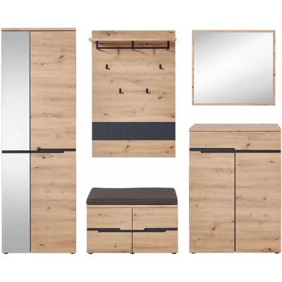 INNOSTYLE MEMPHIS Garderoben-Set - Schrank, Schuh, Spiegel, Bank INNOSTYLE MEMPHIS Garderoben-Set - Schrank, Schuh, Spiegel, Bank