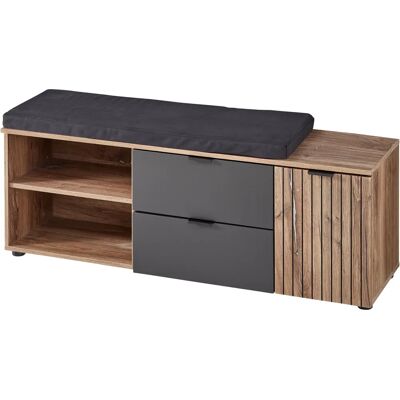 INNOSTYLE Line Schuhbank mit Sitzkissen - Moderne Aufbewahrungsbank INNOSTYLE Line Schuhbank mit Sitzkissen - Moderne Aufbewahrungsbank