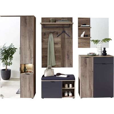 INNOSTYLE - LINEA - Flagstaff Oak - Wardrobe Set INNOSTYLE - LINEA - Flagstaff Oak - Wardrobe Set