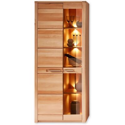 Carryhome Vitrine, Eiche, 85/203/40 cm - Vitrína Carryhome Vitrine, Eiche, 85/203/40 cm - Vitrína