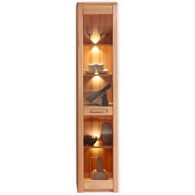 Carryhome Buchen Vitrine - Beleuchtete Vitrine - Vitrína Carryhome Buchen Vitrine - Beleuchtete Vitrine - Vitrína