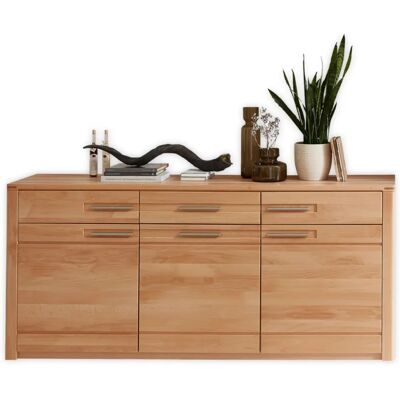Häfele Breite Buchen Kommode - 3 Schubladen - 190x86x45 cm Häfele Breite Buchen Kommode - 3 Schubladen - 190x86x45 cm