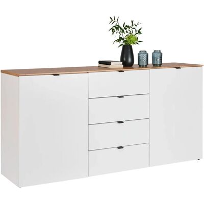 Homin Fehér tölgy TV-szekrény - 180x91x44 cm Homin Fehér tölgy TV-szekrény - 180x91x44 cm
