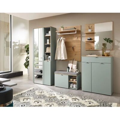 INNOSTYLE Bari Garderobenset - Kleiderschrank, Bank, Panel, Schuhschrank INNOSTYLE Bari Garderobenset - Kleiderschrank, Bank, Panel, Schuhschrank