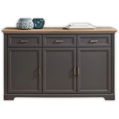 Höffner Varese Sideboard - Landhausstil in Graphitgrau Höffner Varese Sideboard - Landhausstil in Graphitgrau