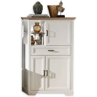 Stauraumschrank Jasmin - Weiß - Schrank Stauraumschrank Jasmin - Weiß - Schrank