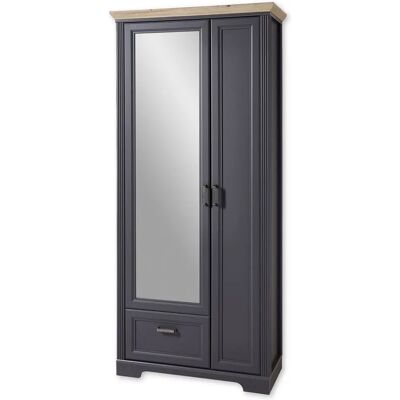 Sconto Grauer Garderobenschrank - Garderobenschrank - Wardrobe cabinet Sconto Grauer Garderobenschrank - Garderobenschrank - Wardrobe cabinet