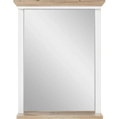 H&H Weiß Holzwerkstoff Spiegel - Modern mit Ablage H&H Weiß Holzwerkstoff Spiegel - Modern mit Ablage
