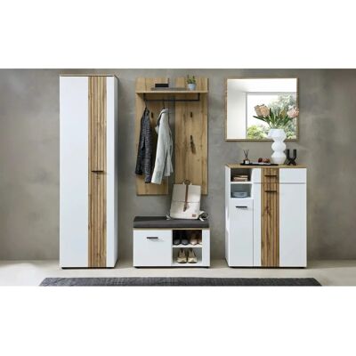 Höffner uno Spiegel 80x70cm Holz Streifen - Spiegel Höffner uno Spiegel 80x70cm Holz Streifen - Spiegel