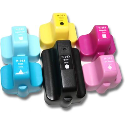 VHBW 6x Cartouches d'encre compatibles avec HP Photosmart C6188, C6185, C6100, C5194, C6154, C6150, C6170, C6160, C6180, C6175, C6183 - Publicité VHBW 6x Cartouches d'encre compatibles avec HP Photosmart C6188, C6185, C6100, C5194, C6154, C6150, C6170, C6160, C6180, C6175, C6183 - Publicité