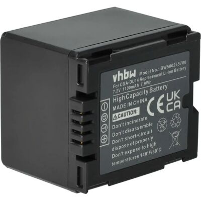 vhbw Batterie pour Caméra Hitachi - 1100mAh, Noire vhbw Batterie pour Caméra Hitachi - 1100mAh, Noire
