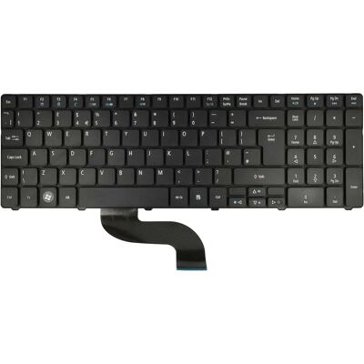 Clavier vhbw pour Acer Aspire avec pavé numérique - Noir Clavier vhbw pour Acer Aspire avec pavé numérique - Noir