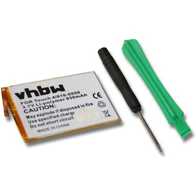 vhbw Apple iPod Touch A1367 Battery - 930mAh Li-Polymer vhbw Apple iPod Touch A1367 Battery - 930mAh Li-Polymer