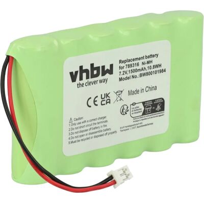 vhbw Incognito Elite P2000 Akku - 1500mAh, 7,2V POS Scanner vhbw Incognito Elite P2000 Akku - 1500mAh, 7,2V POS Scanner