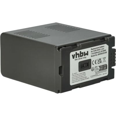 vhbw Panasonic AG-DVX100 - Batterie - 5400mAh Li-Ion Noir vhbw Panasonic AG-DVX100 - Batterie - 5400mAh Li-Ion Noir