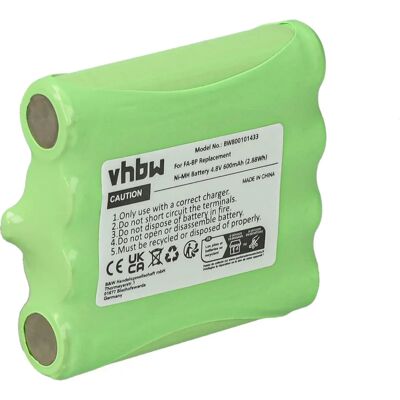 vhbw Batterie pour Audioline PMR Easy 012 - 600mAh, 4,8V NiMH vhbw Batterie pour Audioline PMR Easy 012 - 600mAh, 4,8V NiMH