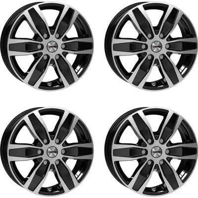 Autec Quantro Schwarze Alufelge 6.5x16 ET 56 6/139.7 - Sportliche Eleganz Autec Quantro Schwarze Alufelge 6.5x16 ET 56 6/139.7 - Sportliche Eleganz