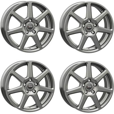 Autec Tallin Tital Silber 6.5x15 ET 38 4/108 Leichtmetallfelge - Rad Autec Tallin Tital Silber 6.5x15 ET 38 4/108 Leichtmetallfelge - Rad
