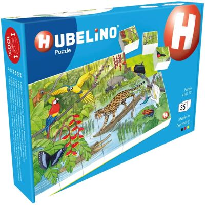 Puzzle zwierząt Dżungli Tropikalnej Hubelino - 35 Elementów Puzzle zwierząt Dżungli Tropikalnej Hubelino - 35 Elementów