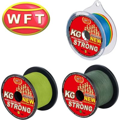Wft 51 KG STRONG - Ligne de pêche tressée ronde haute résistance - Publicité Wft 51 KG STRONG - Ligne de pêche tressée ronde haute résistance - Publicité