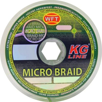 WFT Micro Braid KG Linka - Ultra-tenká rybářská šňůra WFT Micro Braid KG Linka - Ultra-tenká rybářská šňůra