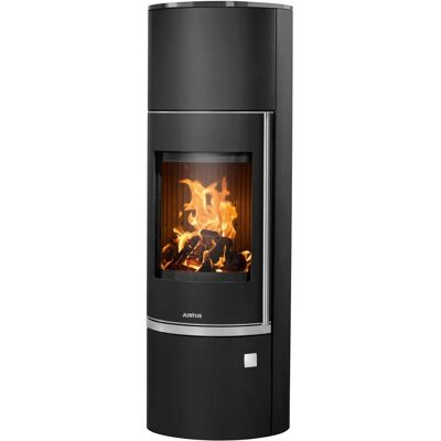 JUSTUS Faro W+ 2.0 - Vermiculite, Verre, Noir - Poêle à bois - Publicité JUSTUS Faro W+ 2.0 - Vermiculite, Verre, Noir - Poêle à bois - Publicité