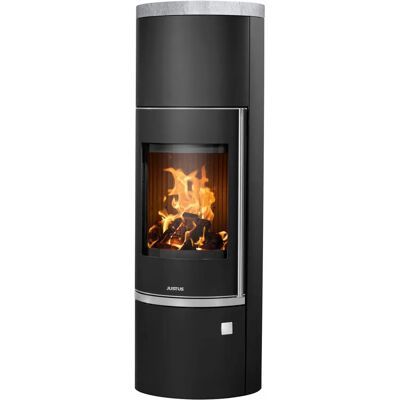 JUSTUS Faro W+ 2.0 Kaminofen - Schwarz - 7 kW - Speckstein JUSTUS Faro W+ 2.0 Kaminofen - Schwarz - 7 kW - Speckstein